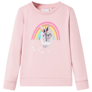 Sudadera infantil rosa claro 140 D