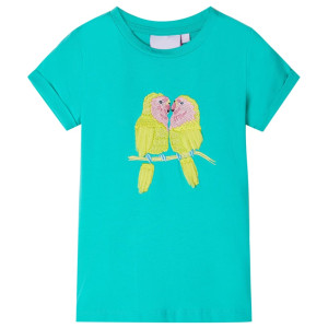 Camiseta infantil verde menta 92 D