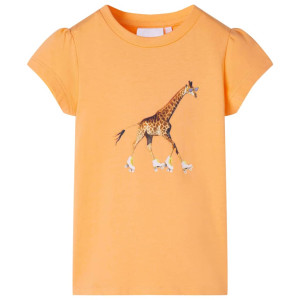 Camiseta para niños naranja 140 D