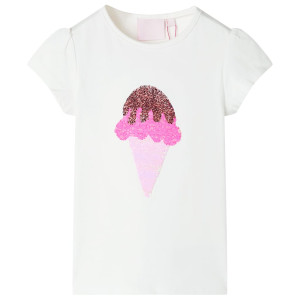 Camiseta infantil color crudo 140 D