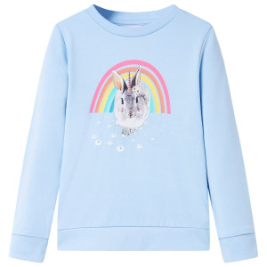 Sudadera infantil azul claro 92 D