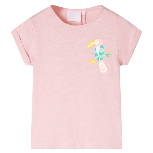 T-shirt infantil rosa claro 104 D