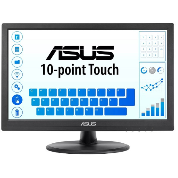 Monitor Profesional Táctil ASUS 15.6" LED FHD WXGA VT168HR negro D