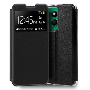 Funda COOL Flip Cover para Honor X8B Liso Negro D