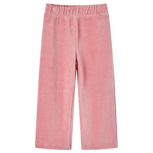 Calça infantil de veludo rosa claro 92 D