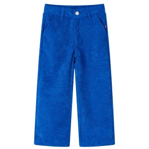 Pantalón para niños pana azul cobalto 92 D