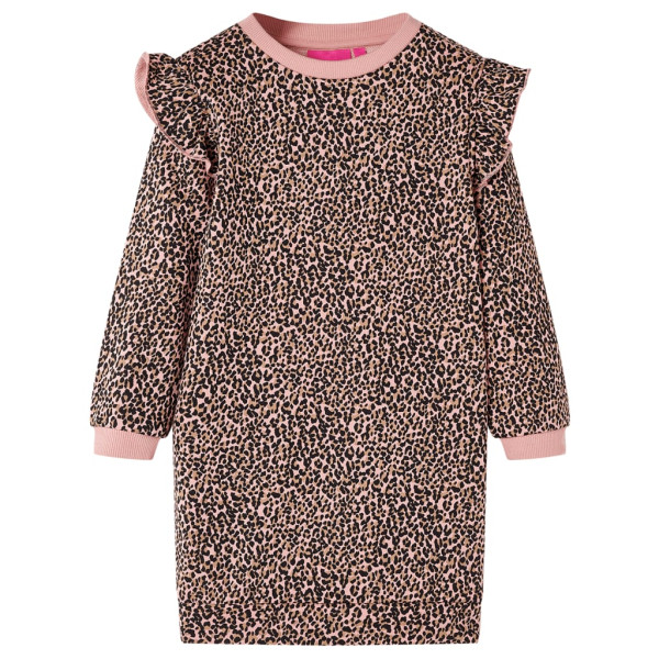 Vestido sudadera para niños rosa medio 116 D