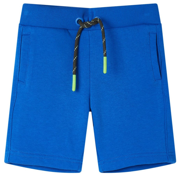 Pantalón corto para niños con cordón azul 140 D