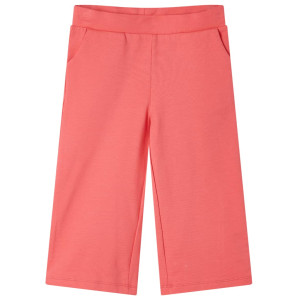 Pantalón infantil con perneras anchas coral 104 D