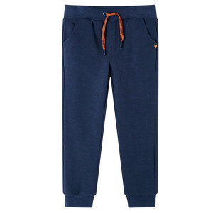 Pantalones de chándal para niños azul marino mélange 116 D