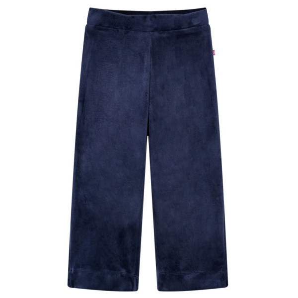 Pantalón para niños terciopelo azul oscuro 116 D