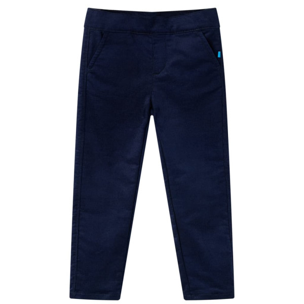 Pantalón para niños azul marino oscuro 92 D