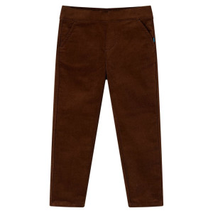 Pantalón para niños color coñac 128 D