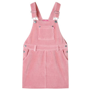 Vestido para niños pana rosa claro 104 D