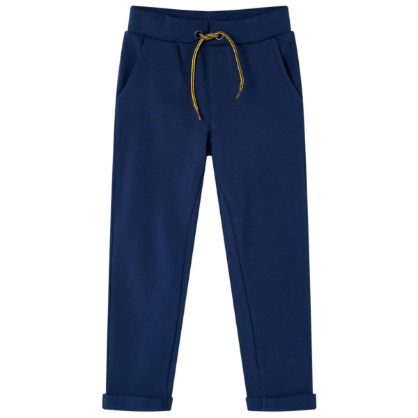 Pantalones para niños con cordón azul marino 92 D