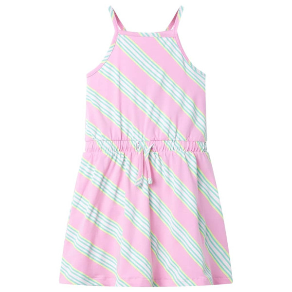 Vestido infantil sin mangas con cordón rosa 128 D