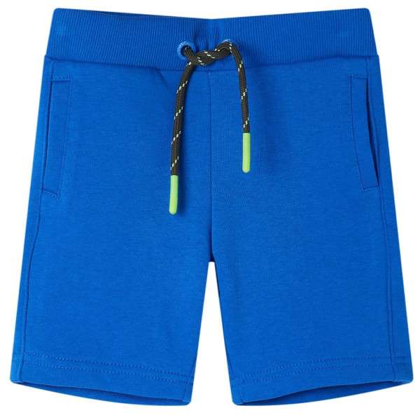 Pantalón corto para niños con cordón azul 116 D