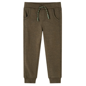 Calça de moletom infantil caqui mélange 128 D