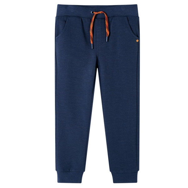 Pantalones de chándal para niños azul marino mélange 140 D