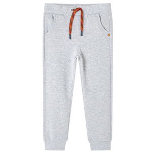 Pantalones de chándal para niños gris mélange 116 D