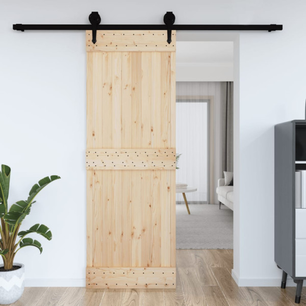 Puerta NARVIK madera maciza pino 80x210 cm D