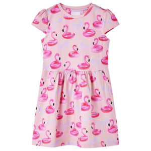 Vestido infantil rosa claro 140 D