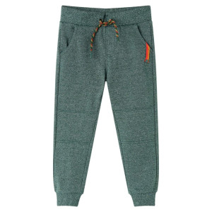 Pantalones de chándal para niños verde oscuro 92 D