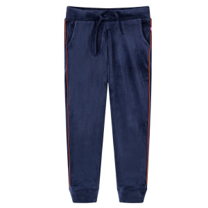 Pantalones de chándal para niños azul marino 104 D