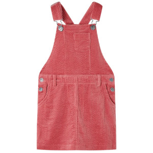 Vestido infantil de veludo rosa 128 D