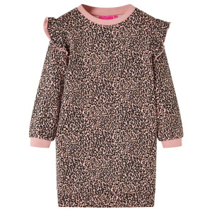 Vestido sudadera para niños rosa medio 104 D