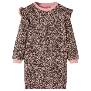 Vestido sudadera para niños rosa medio 128 D