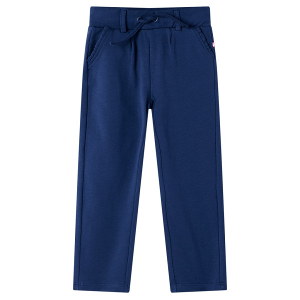 Pantalones para niños con cordón azul marino 116 D