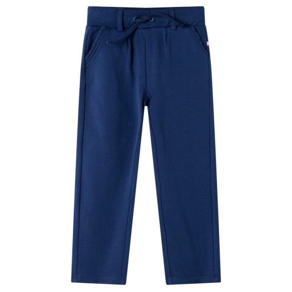 Pantalones para niños con cordón azul marino 140 D