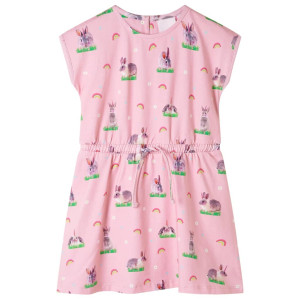 Vestido infantil rosa claro 140 D