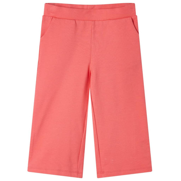 Pantalón infantil con perneras anchas coral 92 D