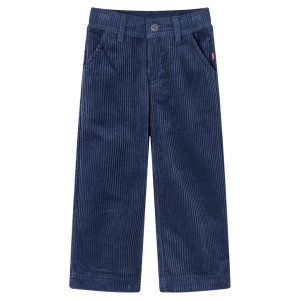 Pantalón para niños pana azul marino 104 D