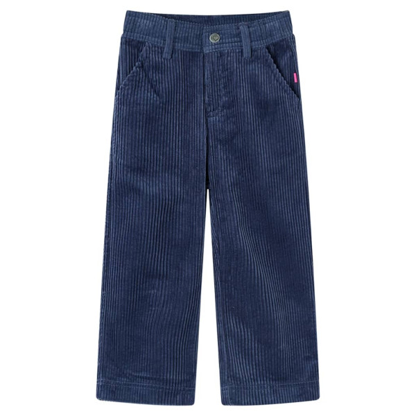 Pantalón para niños pana azul marino 128 D