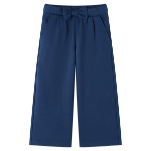 Pantalón para niños con perneras anchas azul marino 104 D