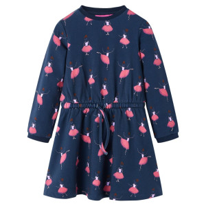 Vestido infantil azul marino 140 D