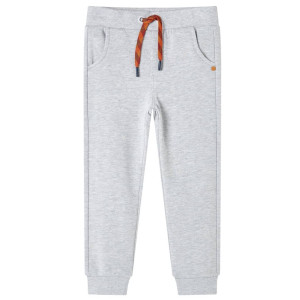 Pantalones de chándal para niños gris mélange 104 D