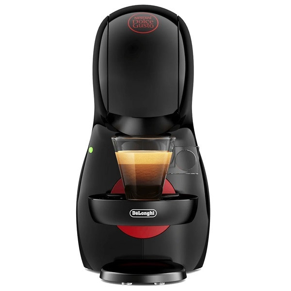 Cafetera de cápsulas delonghi piccolo xs edg210/ negra y roja D