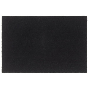 Felpudo de fibra de coco negro 60x90 cm D