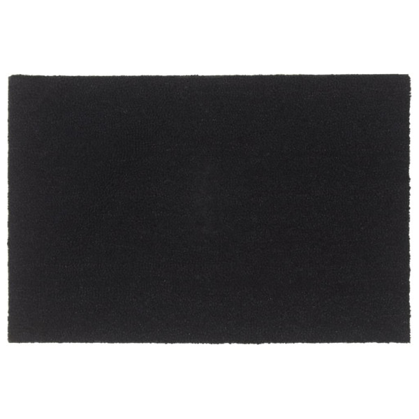 Felpudo de fibra de coco negro 60x90 cm D