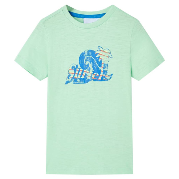 Camiseta infantil verde claro 140 D