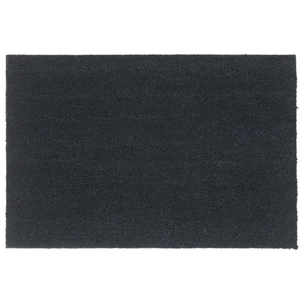 Felpudo de fibra de coco gris oscuro 60x90 cm D