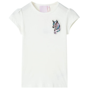 Camiseta de niños color crudo 116 D