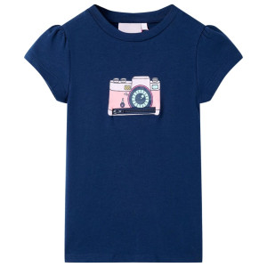 Camiseta infantil azul marino 92 D