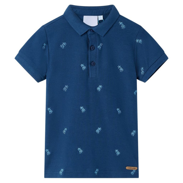 Polo de niños azul oscuro 92 D