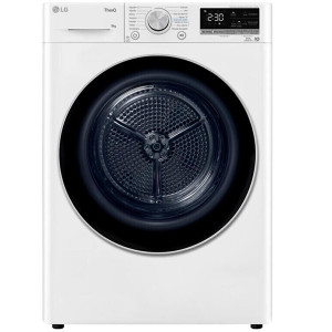 Máquina de secar LG A+++ 9kg RH90V9AV3N branco D