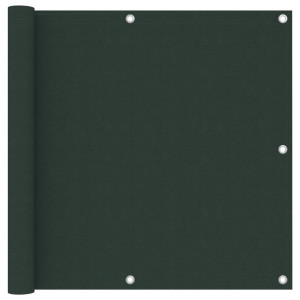 Toldo para balcón tela oxford verde oscuro 90x300 cm D